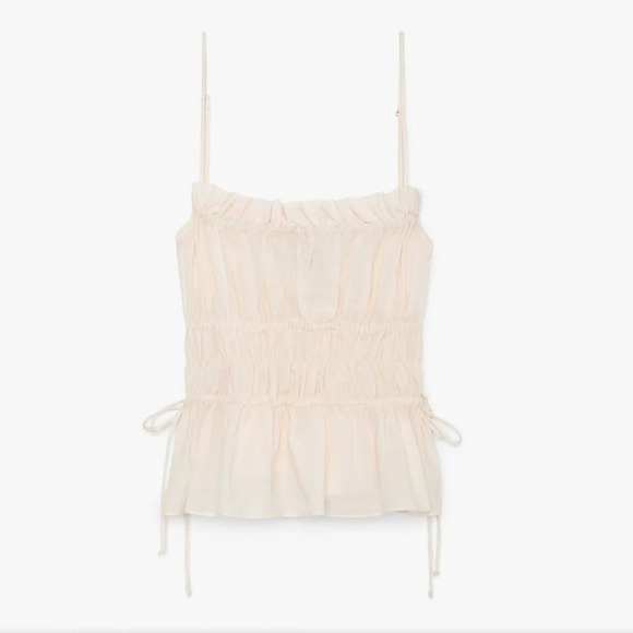 Ciao Lucia Tops - Ciao Lucia Anita Tank Top Ivory NWT Spring Classic Feminine Minimalist Neutral